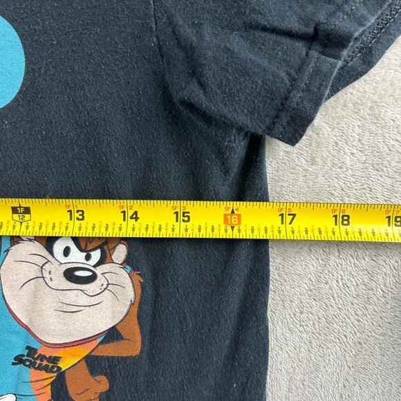 Space Jam T-Shirt Male S Black Short Sleeve Cartoons Tune Squad - Picture 6 of 6